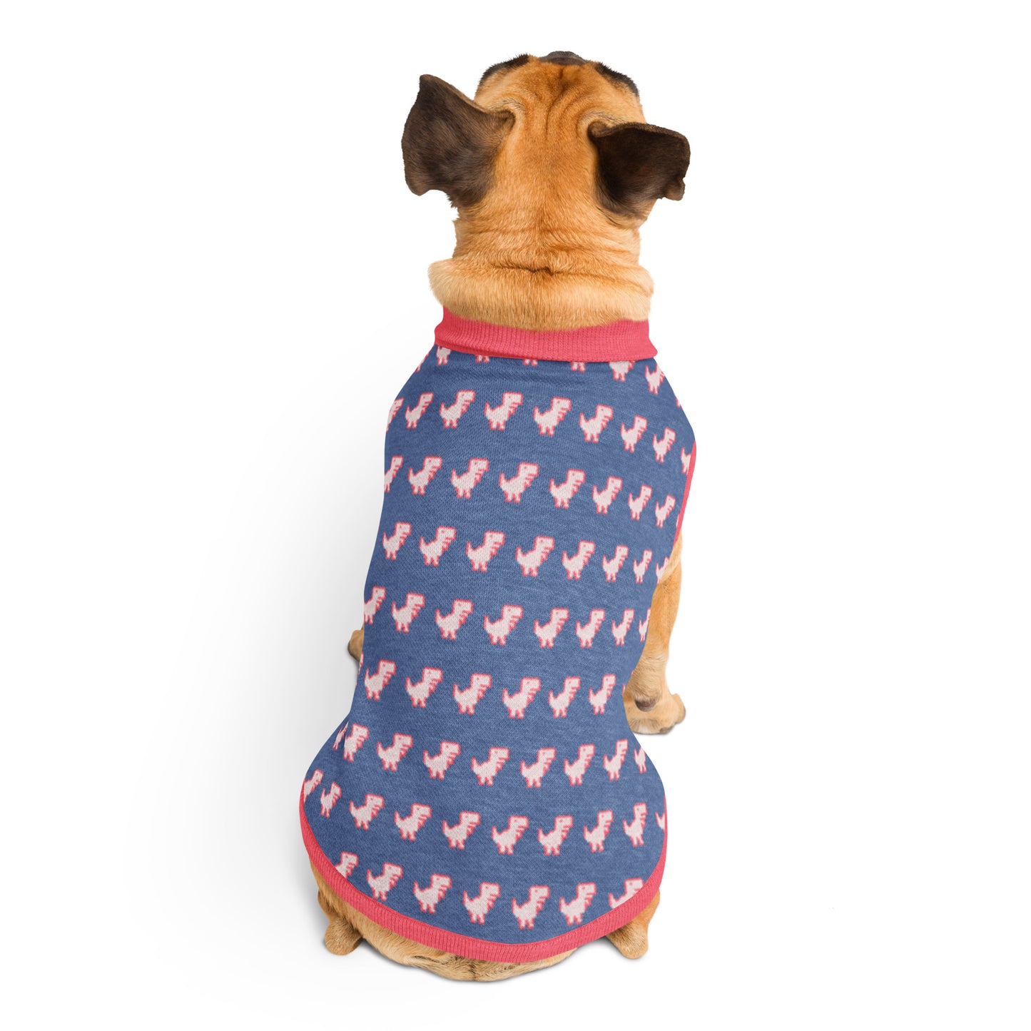 Dino Byte Knitted Pet Sweater