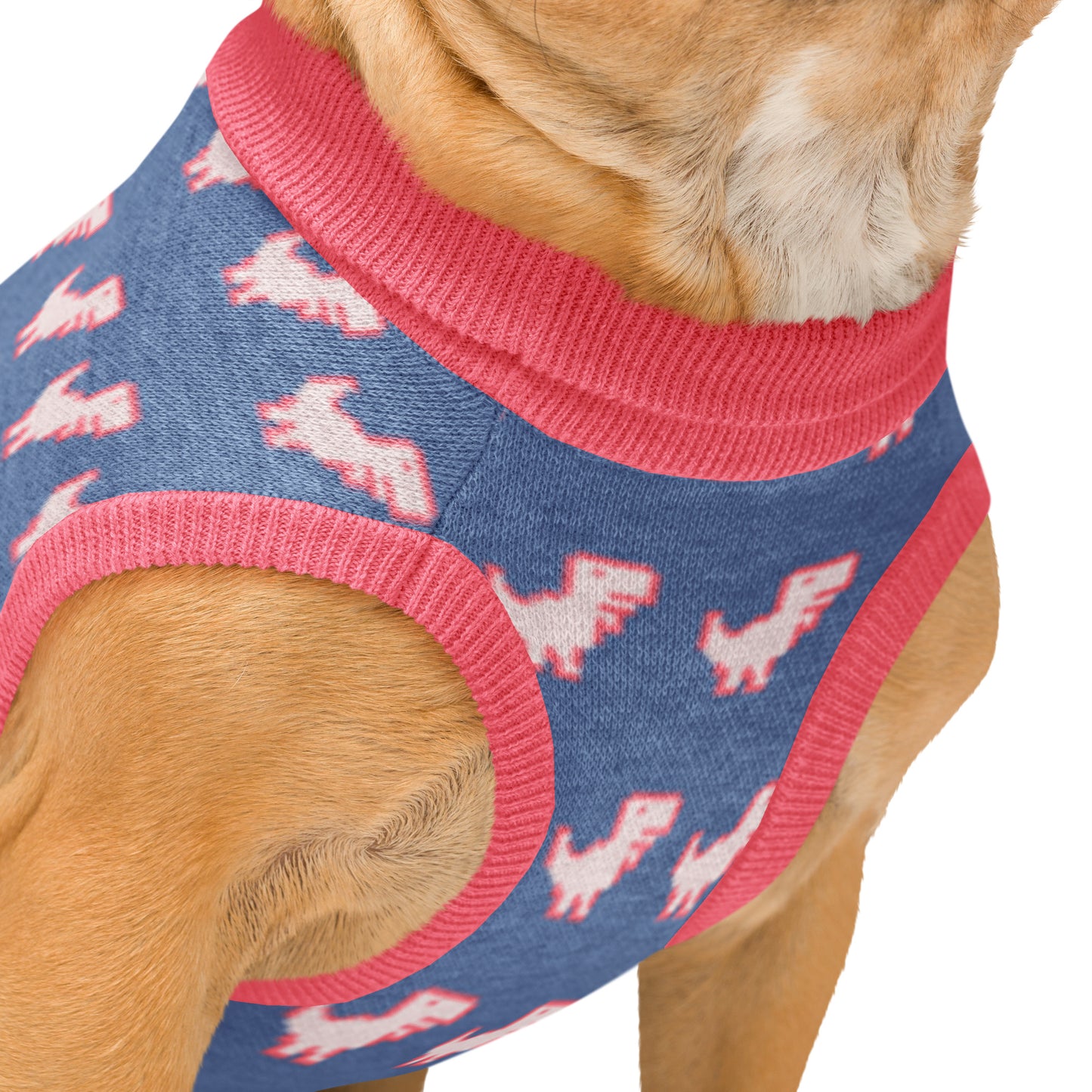 Dino Byte Knitted Pet Sweater