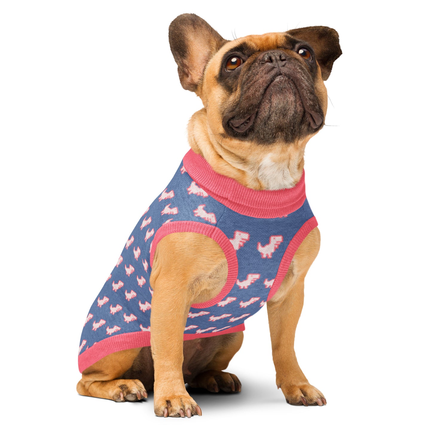 Dino Byte Knitted Pet Sweater