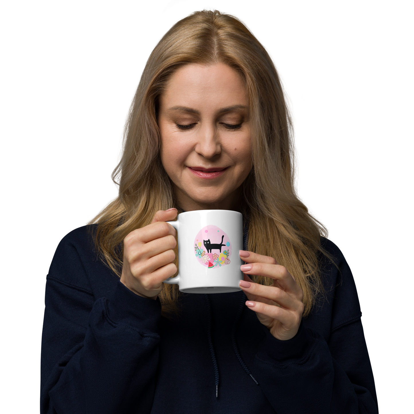 Kuwaii Kitty White Mug
